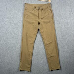 American Eagle Pants Mens 28x30 Slim Fit Khaki Stretch Polyester Casual Tan